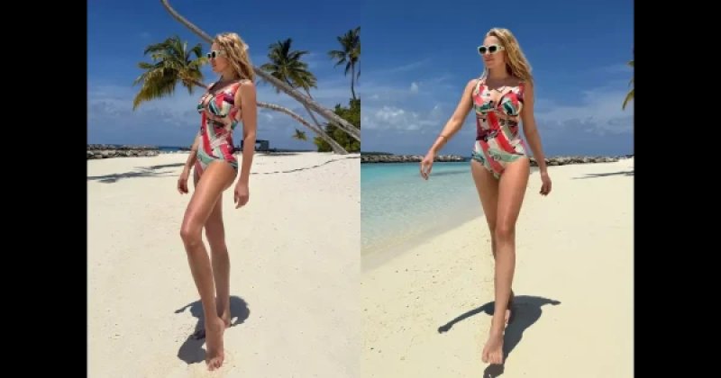 Gagal Photoshop: Yana Rudkovskaya Diejek karena ‘Kaki Raksasa’ di Maladewa Gagal Photoshop: Yana Rudkovskaya Diejek karena ‘Kaki Raksasa’ di Maladewa