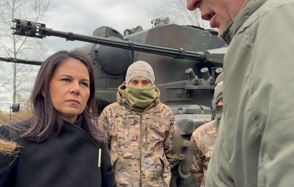 Germany's Top Diplomat Is in Kyiv as Ukraine Braces for Impact of U.S