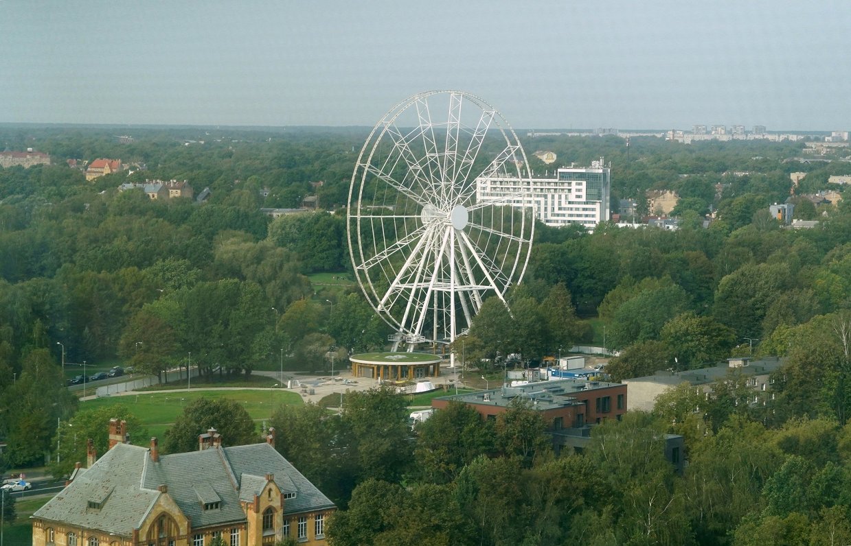 Rīga Ferris wheel expected to open at end of year