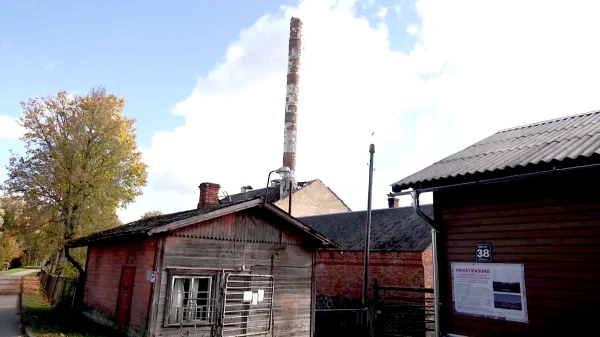 Staicele Paper Factory Chimney Partially Collapses