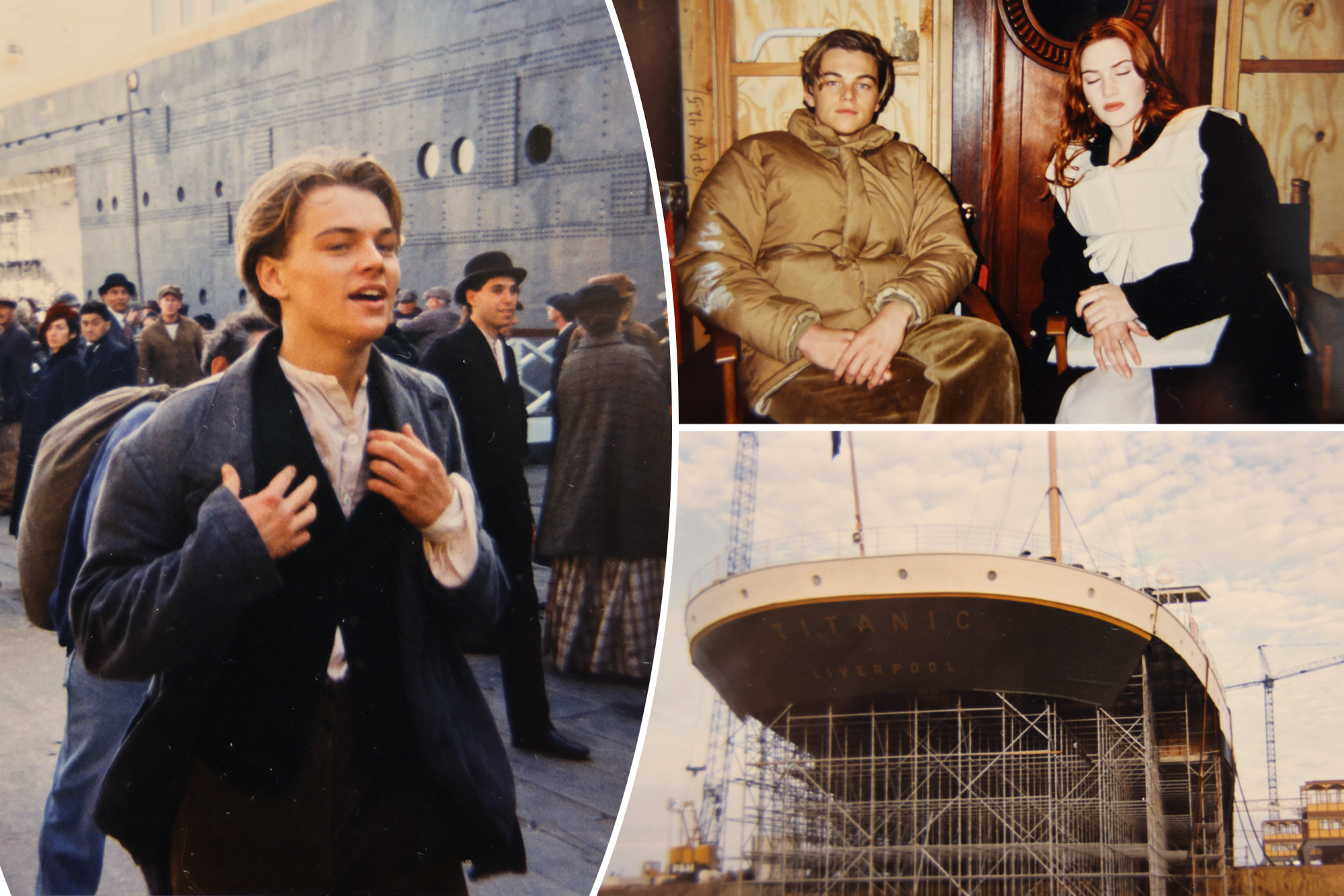 New ‘Titanic’ behind-the-scenes photos with young Leonardo DiCaprio and