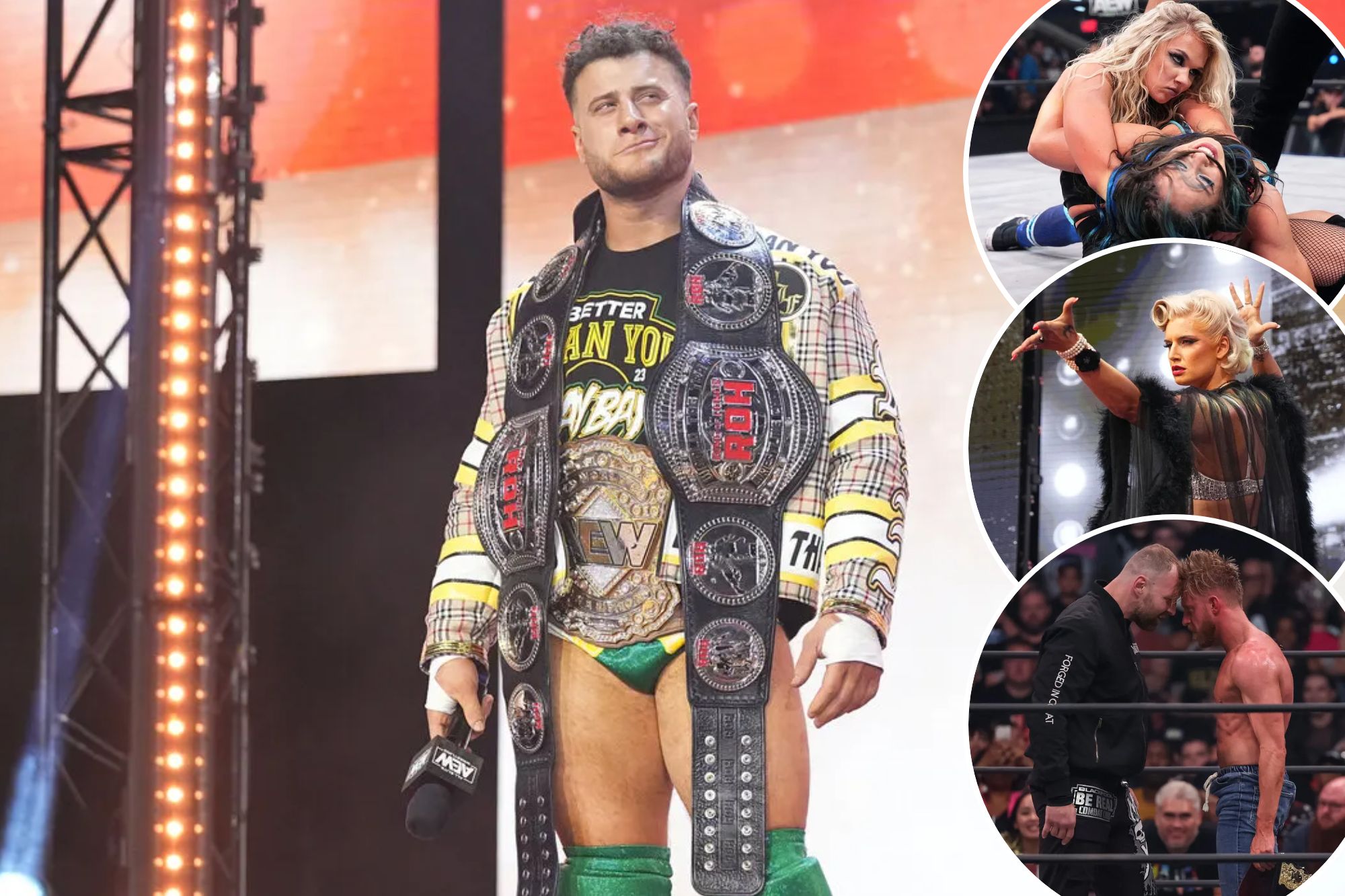 AEW Full Gear predictions MJF puts it all on line with plenty of title