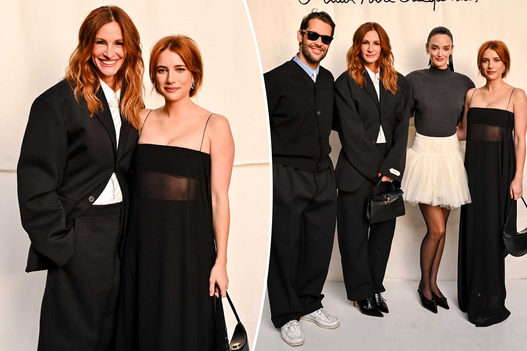 Julia Roberts and Emma Roberts are twinning for NYFW family reunion