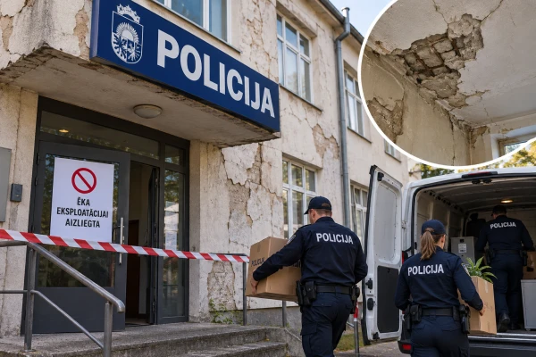 Jekabpils Police Station Building Shut Down After Failed Inspection
