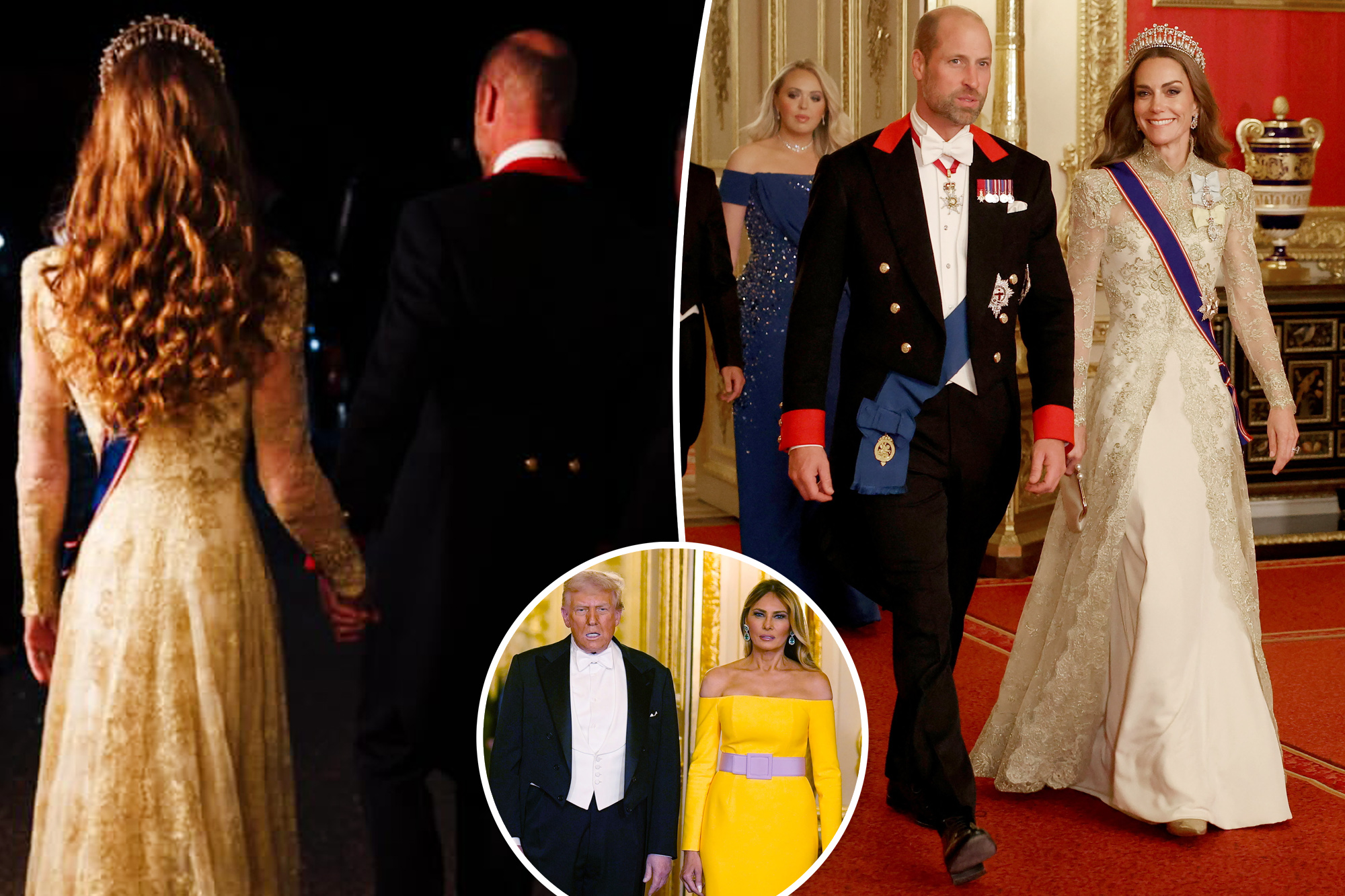 Prince William and Kate Middleton share rare PDA moment after state ...