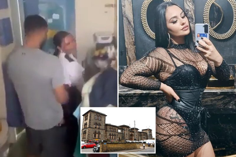 Female prison officer arrested after allegedly filmed having sex  