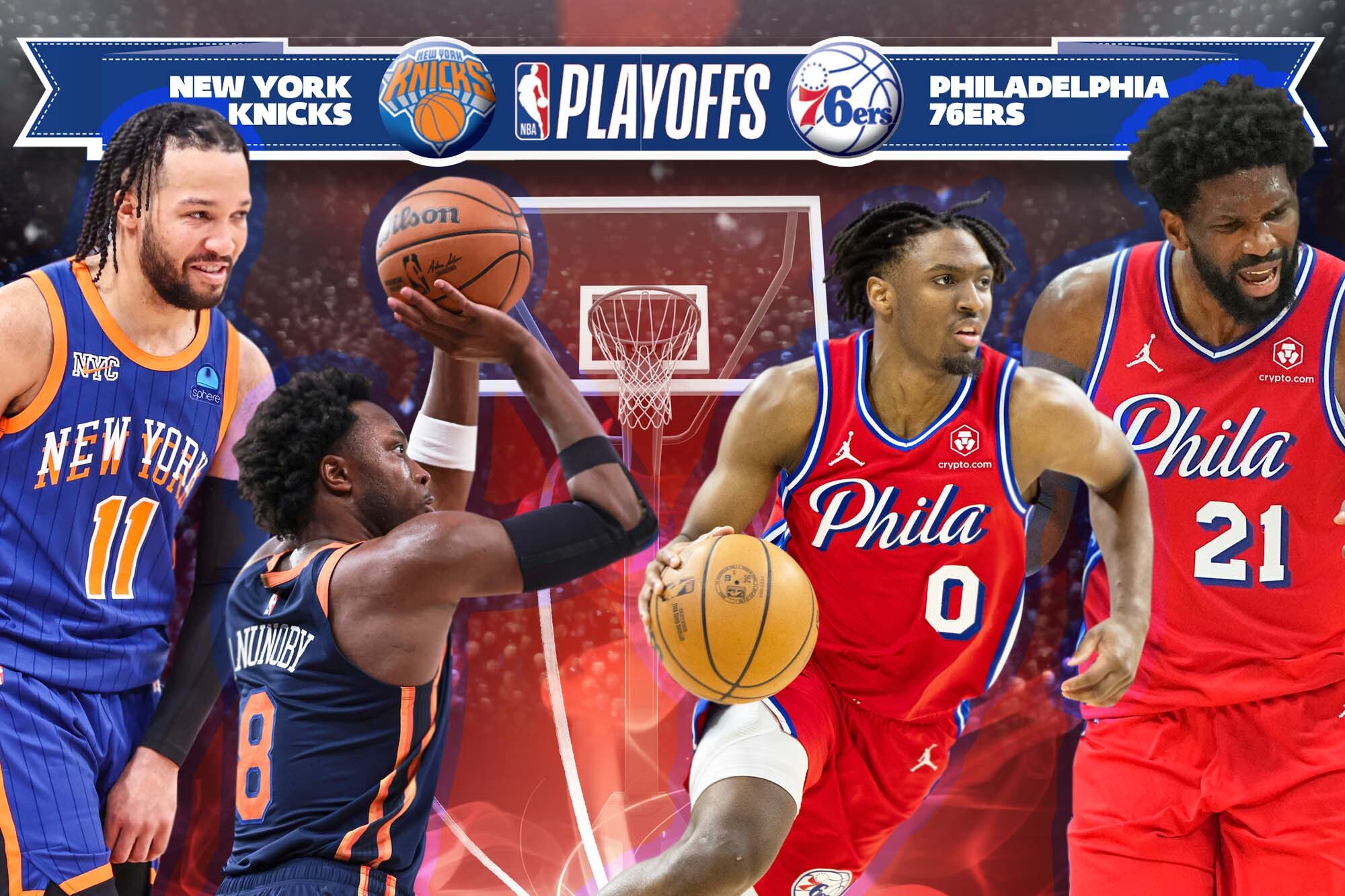 Knicks vs. 76ers Game 1 live updates: News, highlights, more from NBA